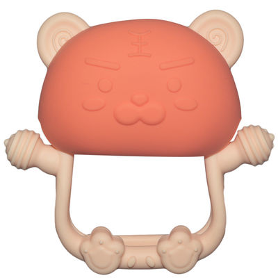 কেনা এমএইচসি নরম সিলিকন Teether Rattles বিড়াল BPA মুক্ত সিলিকন শিশুর Teether online manufacture