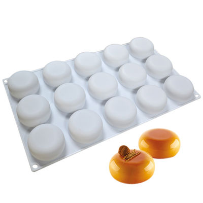 কেক শোভাকর জন্য Mousse সিলিকন কেক ছাঁচ কাস্টম বৃত্তাকার DIY
