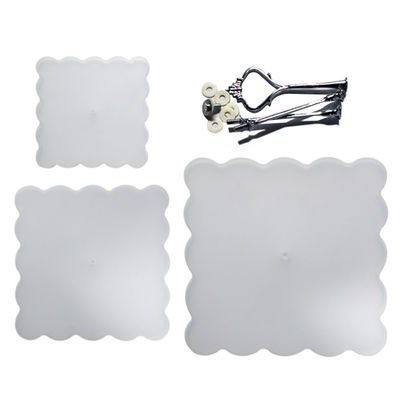 OEM স্কয়ার সিলিকন রজন ছাঁচ কাস্টমাইজড Diy হস্তনির্মিত Epoxy রজন ছাঁচ