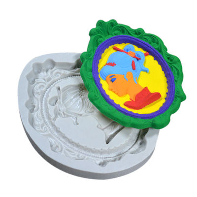 OEM পেশাগত সিলিকন বেকিং ছাঁচ প্যারা Fondant মহিলা আকৃতির